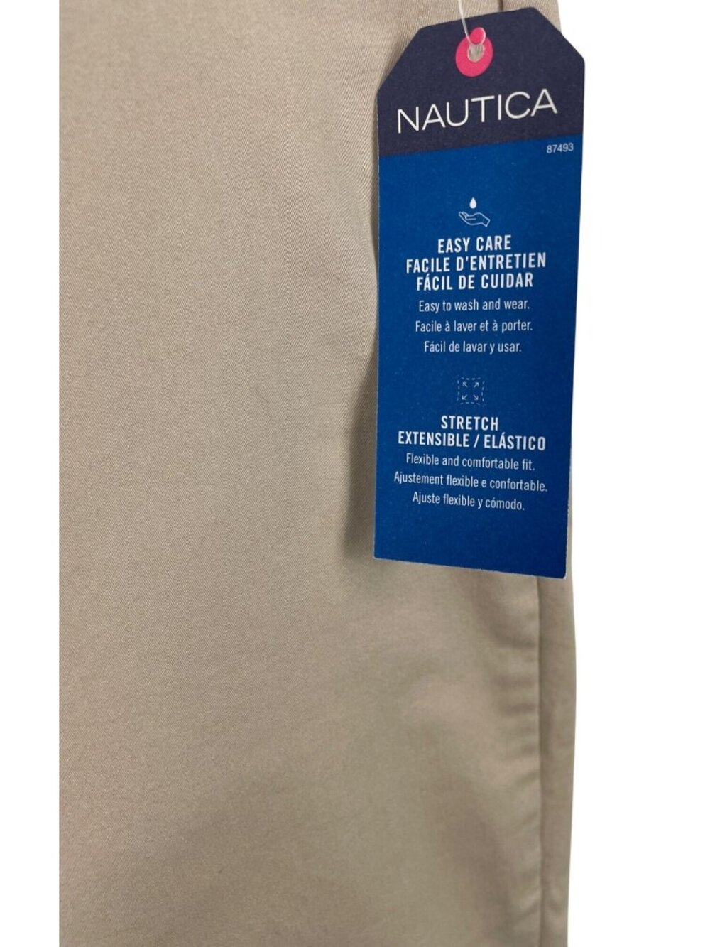 Nautica School Uniform Stretch Bermuda Khaki Shorts Girls Size 15 - Picture 6 of 12